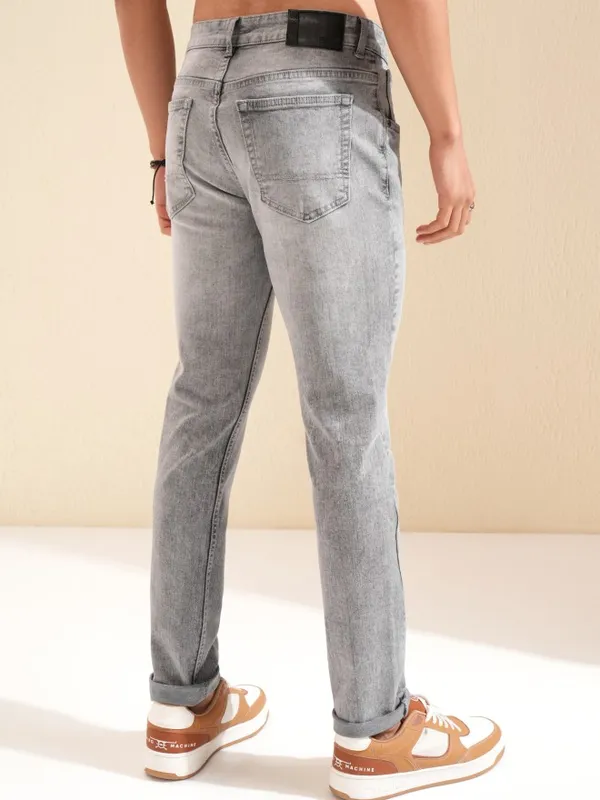 Highlander Men Grey Slim Fit Jeans