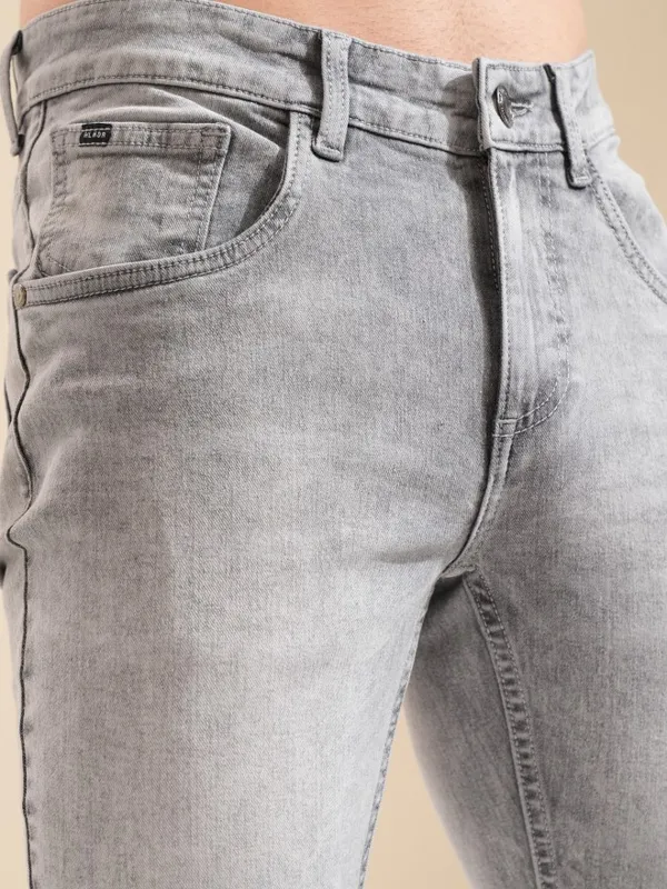 Highlander Men Grey Slim Fit Jeans
