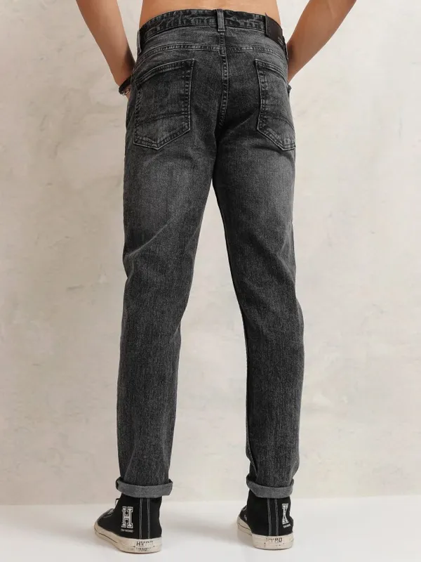 Highlander Men Grey Tapered Fit Jeans