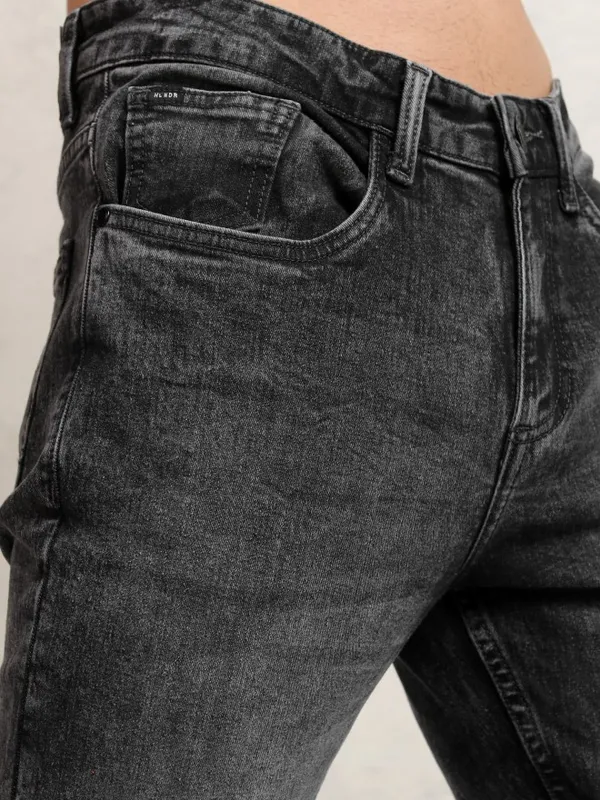 Highlander Men Grey Tapered Fit Jeans