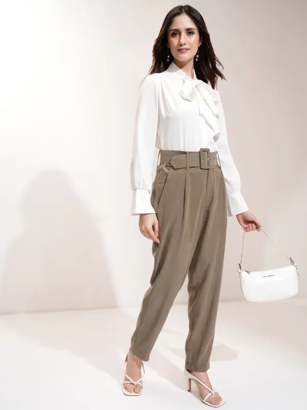 Women Regular Fit Casual Trousers