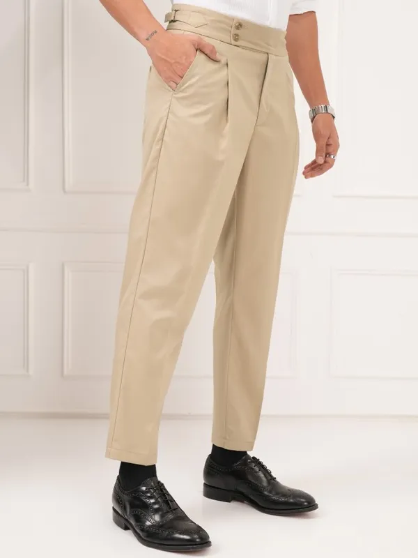 Men Slim Fit Formal Trousers