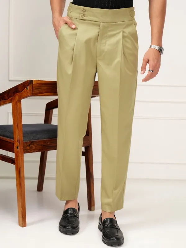 Men Slim Fit Formal Trousers