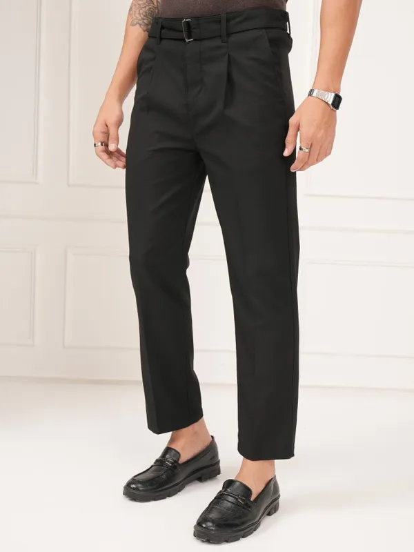 Men Slim Fit Formal Trousers