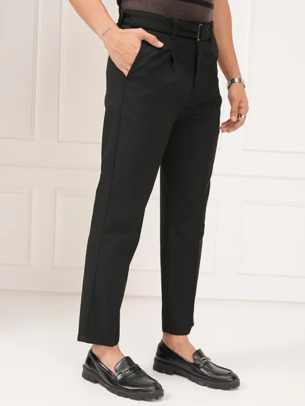 Men Slim Fit Formal Trousers