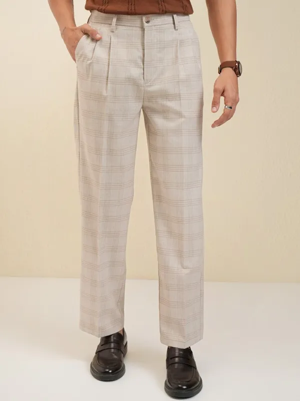Men Regular Fit Formal Trouser