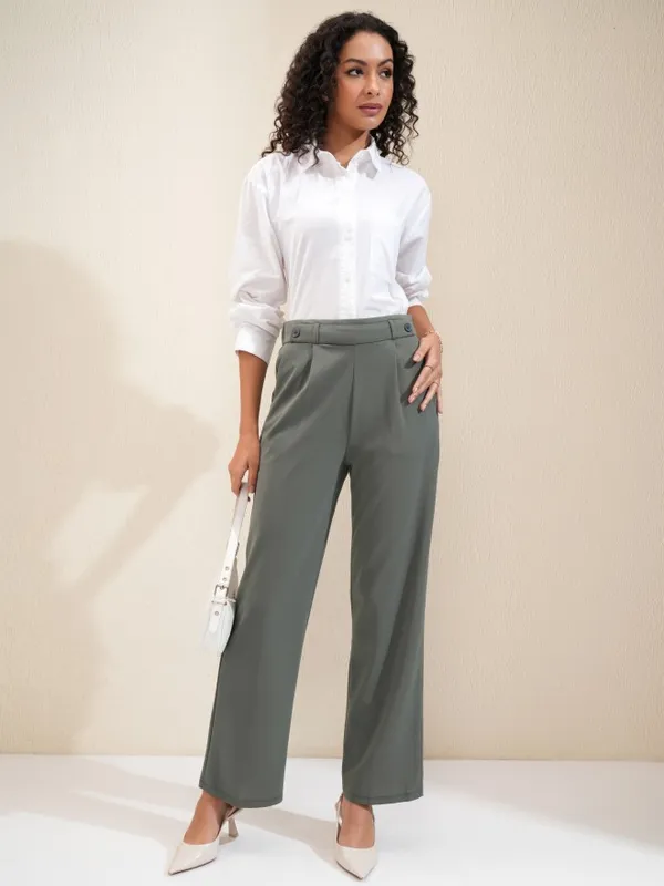 Regular Solid Wide Leg