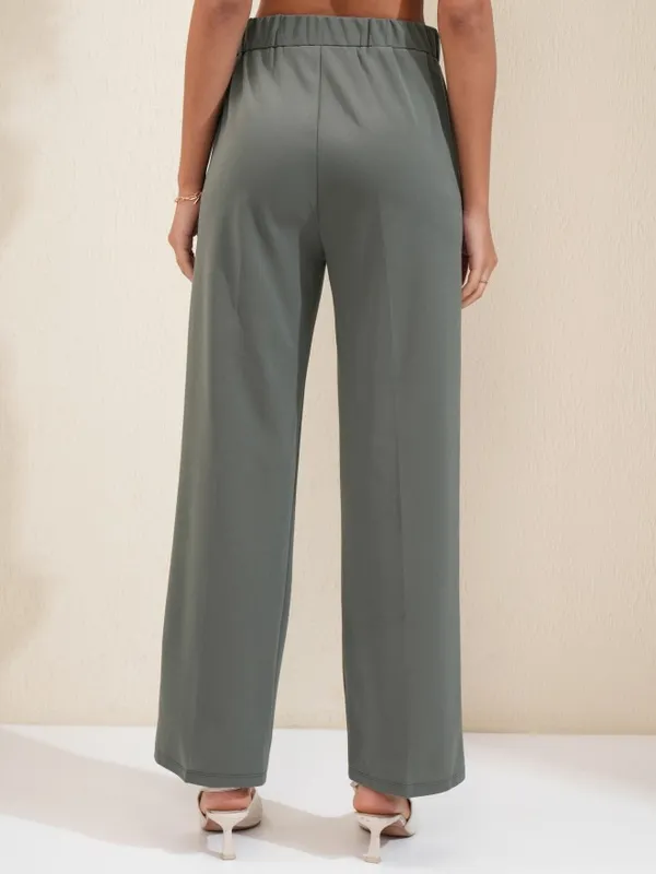 Regular Solid Wide Leg