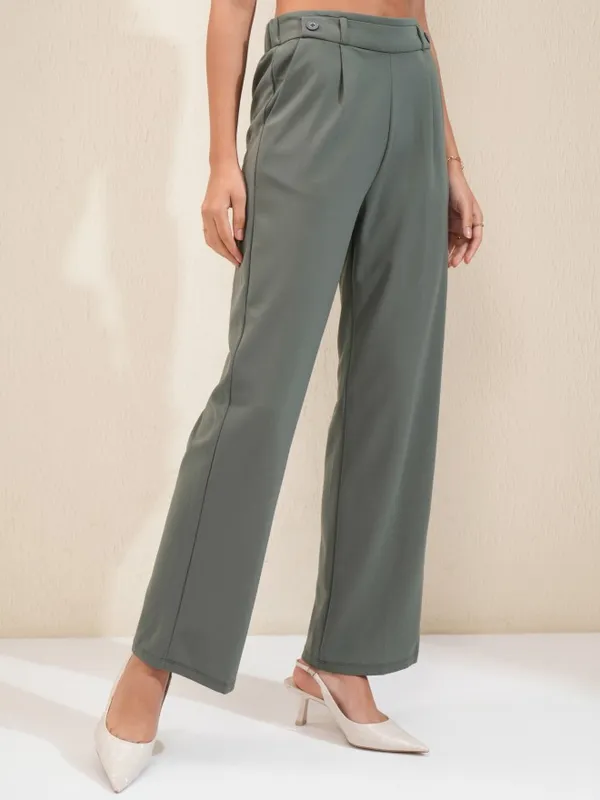 Regular Solid Wide Leg