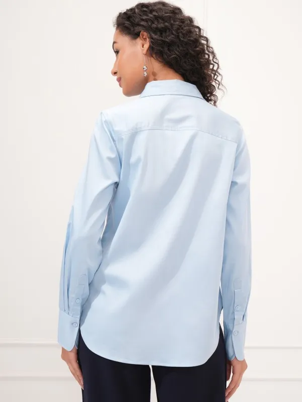 Women Solid Casual Shirt