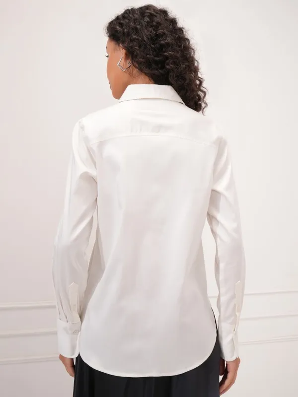 Women Solid Casual Shirt