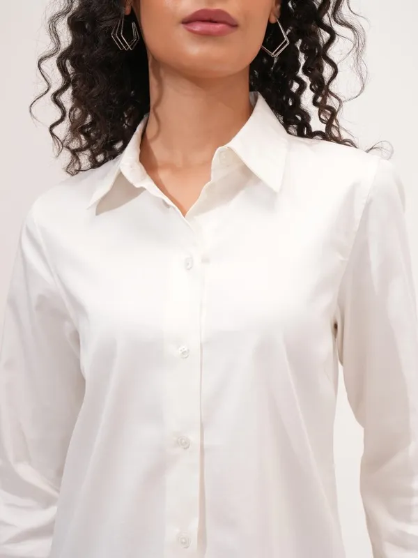 Women Solid Casual Shirt