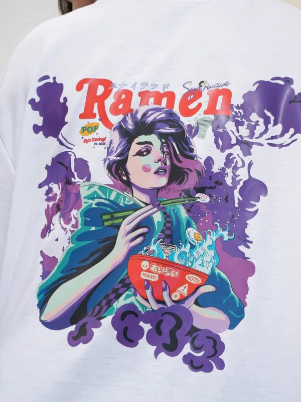 Printed Oversized Fit T-Shirt