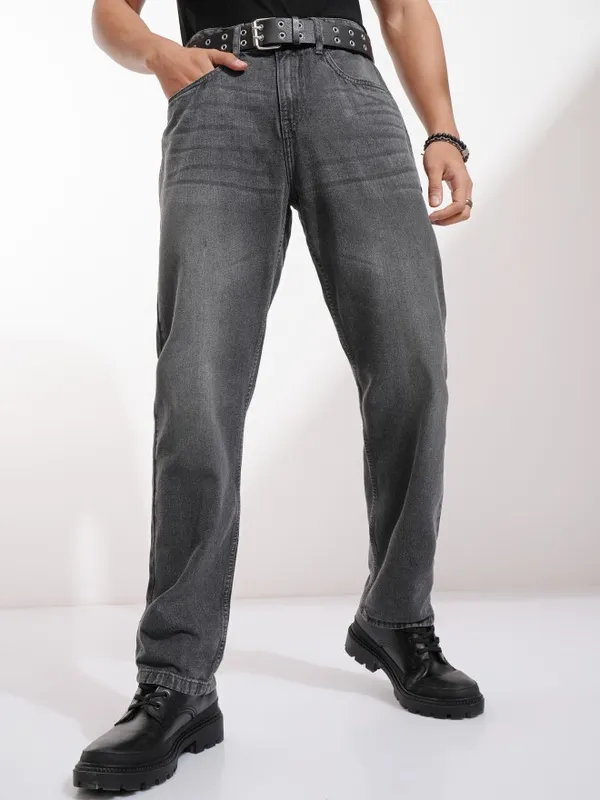 Highlander Men Grey Relaxed Fit Jeans