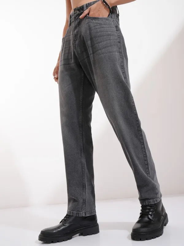 Highlander Men Grey Relaxed Fit Jeans