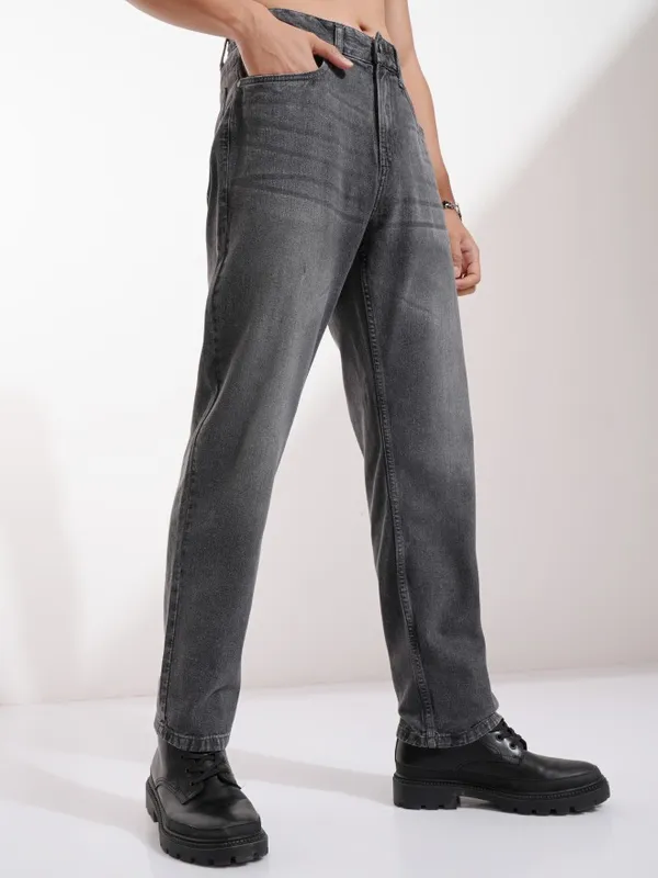 Highlander Men Grey Relaxed Fit Jeans