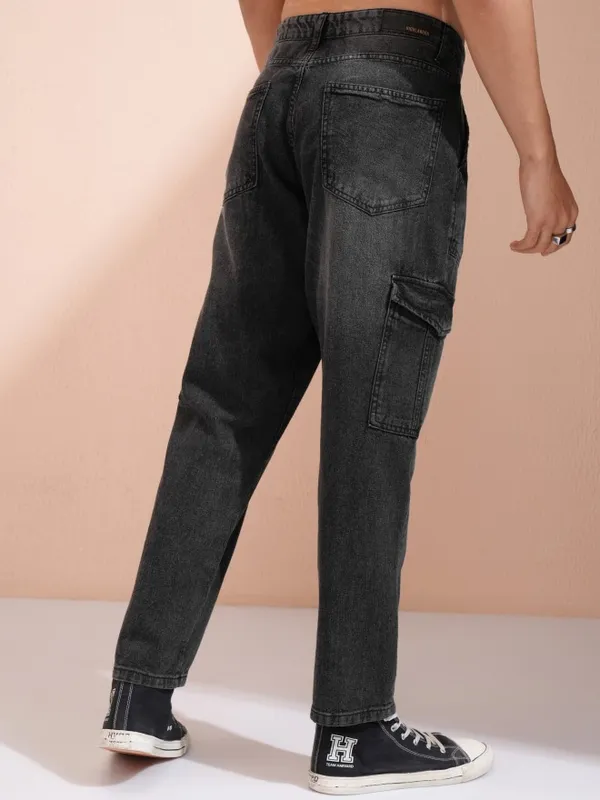 Highlander Men Grey Tapered Fit Jeans