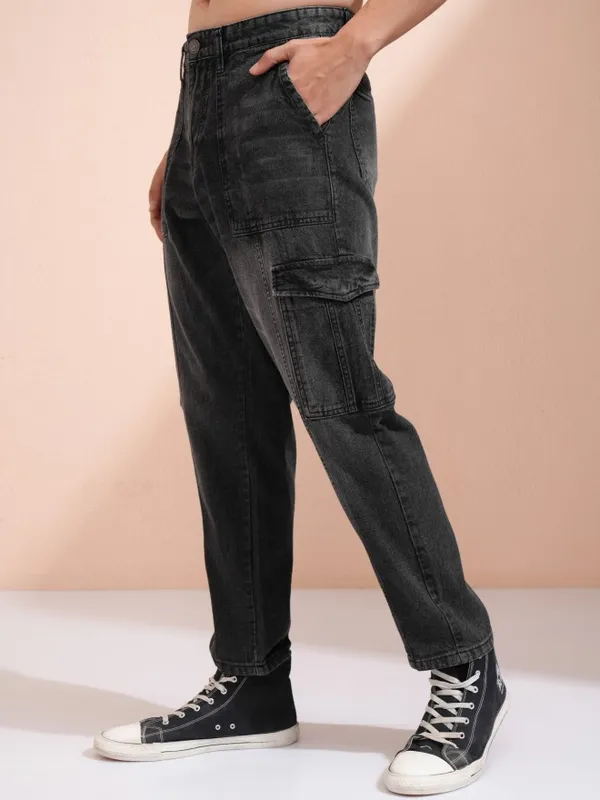 Highlander Men Grey Tapered Fit Jeans