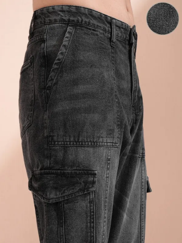 Highlander Men Grey Tapered Fit Jeans