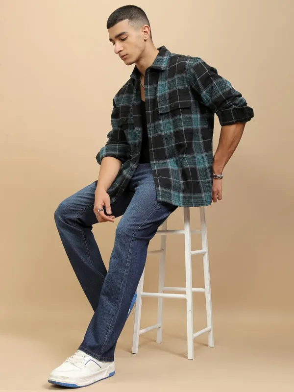 Highlander Men Blue Bootcut Jeans