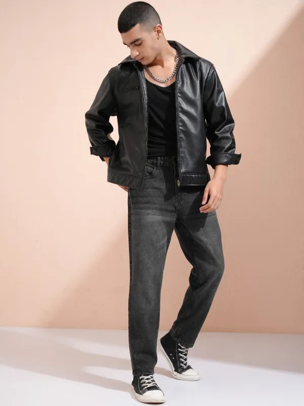 Highlander Men Grey Dad Fit Jeans