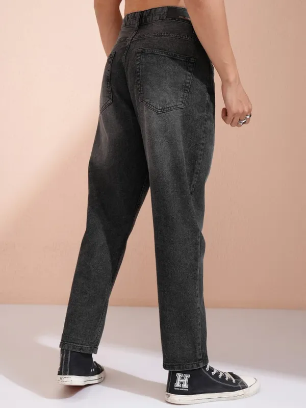 Highlander Men Grey Dad Fit Jeans