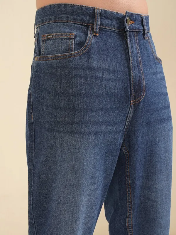 Highlander Men Blue Dad Relaxed Fit Jeans