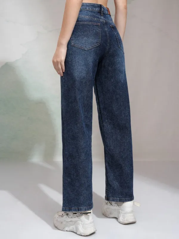 Tokyo Talkies Women Blue Regular Fit Stretchable Jeans