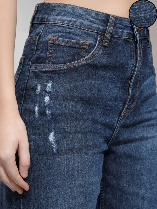 Tokyo Talkies Women Blue Regular Fit Stretchable Jeans