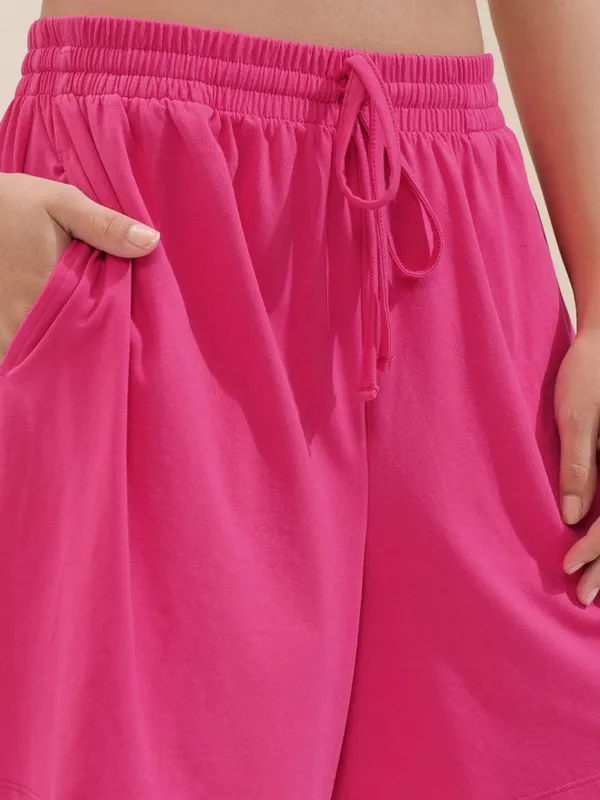 Tokyo Talkies Women Pink Regular Fit Shorts