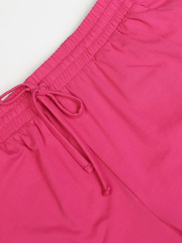 Tokyo Talkies Women Pink Regular Fit Shorts