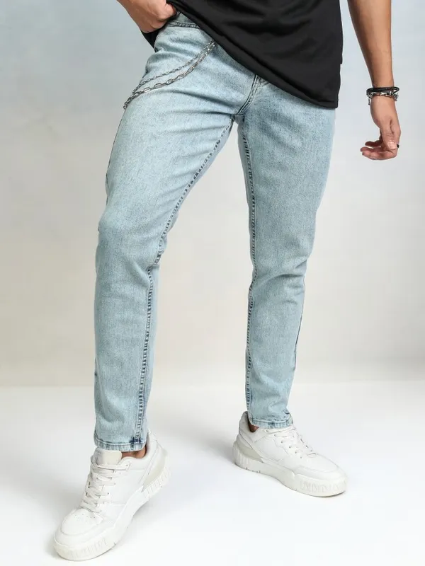 Highlader Men Blue Tapered Fit Stretchable Jeans