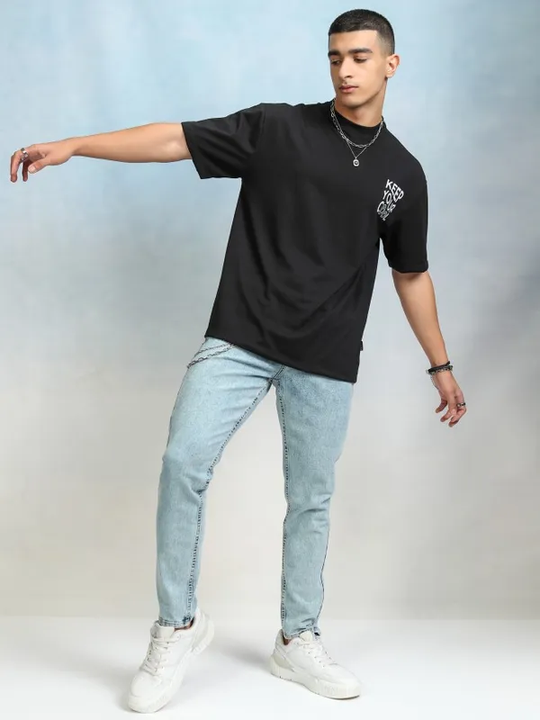 Highlader Men Blue Tapered Fit Stretchable Jeans