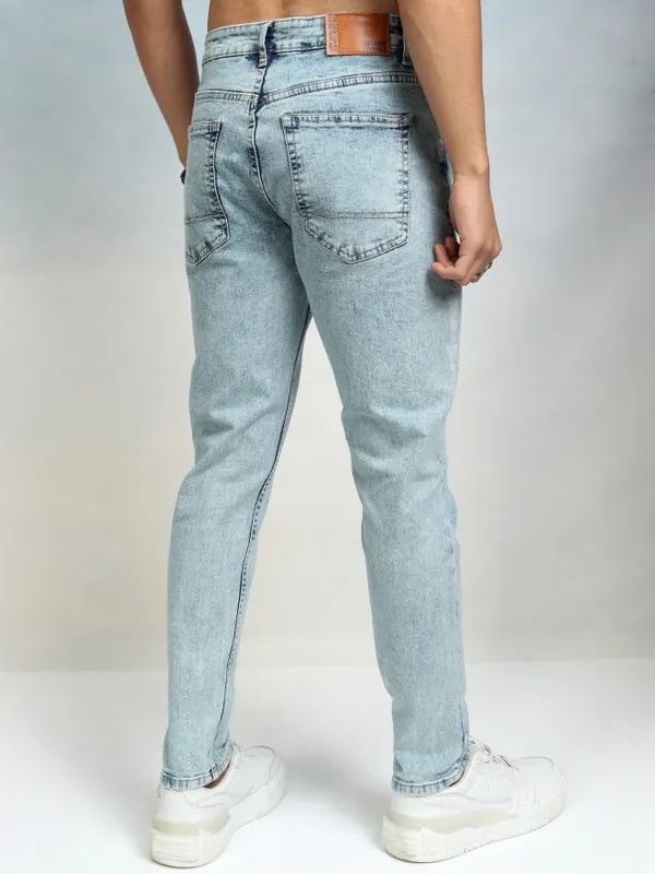 Highlader Men Blue Tapered Fit Stretchable Jeans