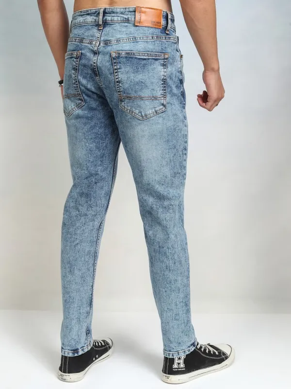 Highlader Men Blue Tapered Fit Stretchable Jeans
