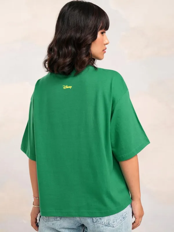 Mickey Mouse Printed Boxy Fit T-Shirt