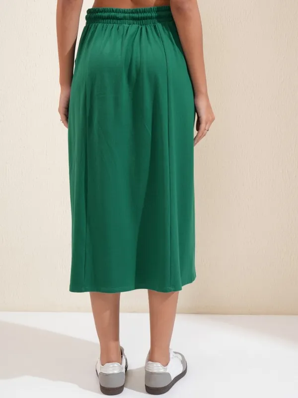 Flared Midi Skirt