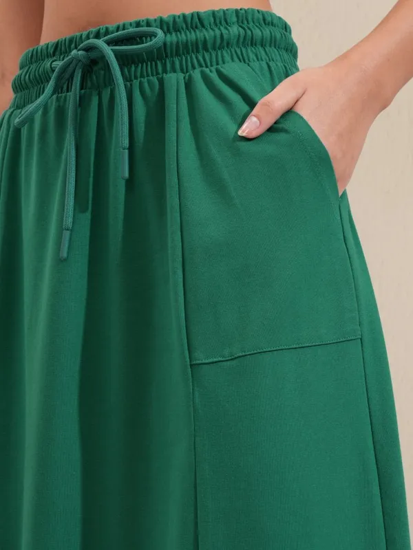 Flared Midi Skirt