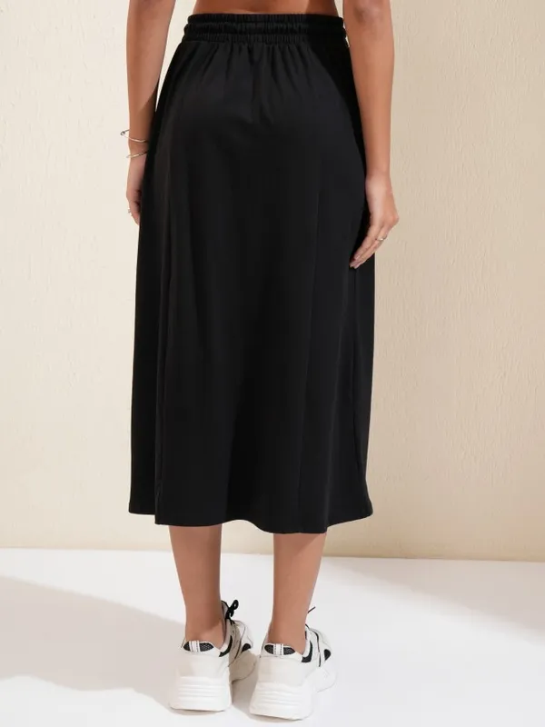 Flared Midi Skirt