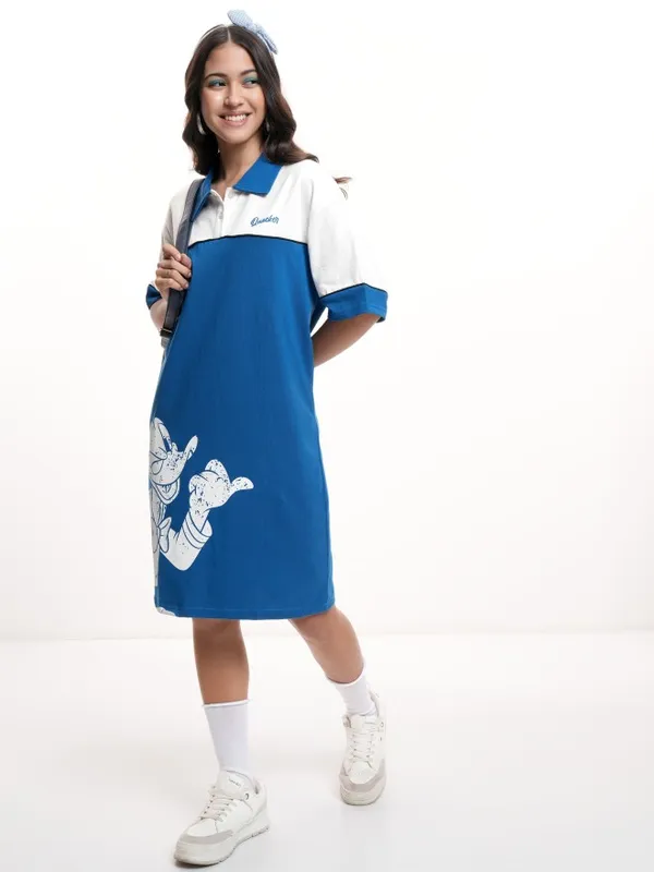 Donald Duck Printed T-shirt Dress