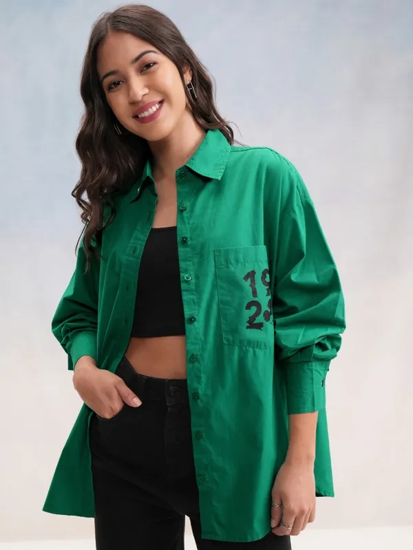 Mickey Mouse Women Printed Casual Shirt