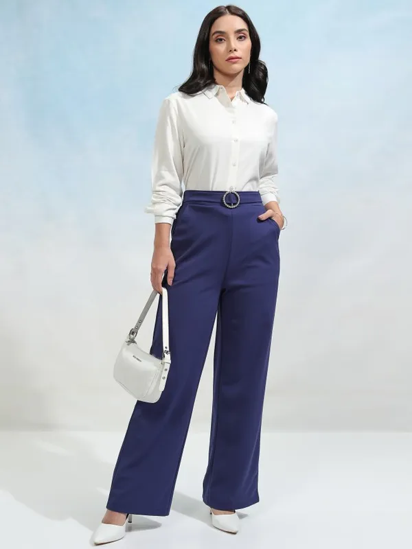 Women Solid Casual Shirt