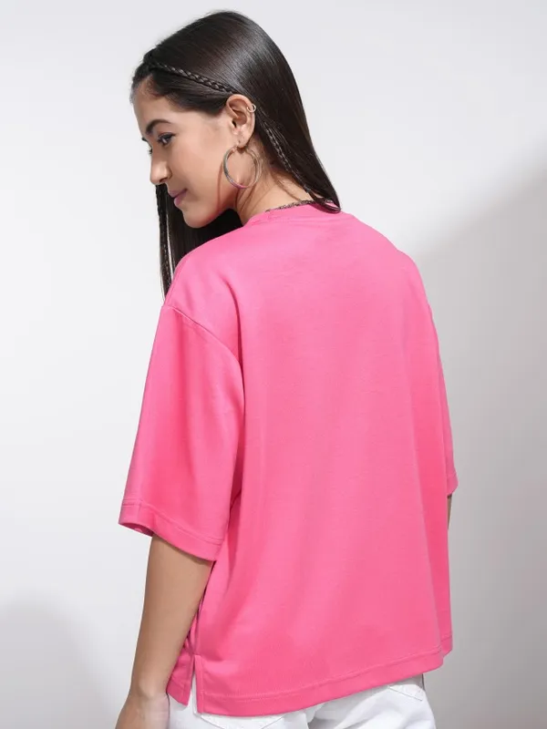 Solid Relaxed Fit T-Shirt