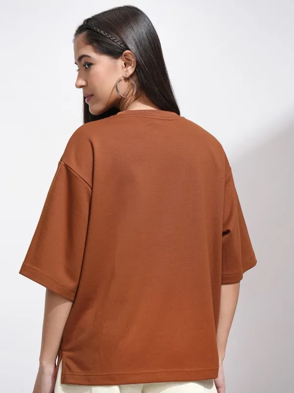 Solid Relaxed Fit T-Shirt