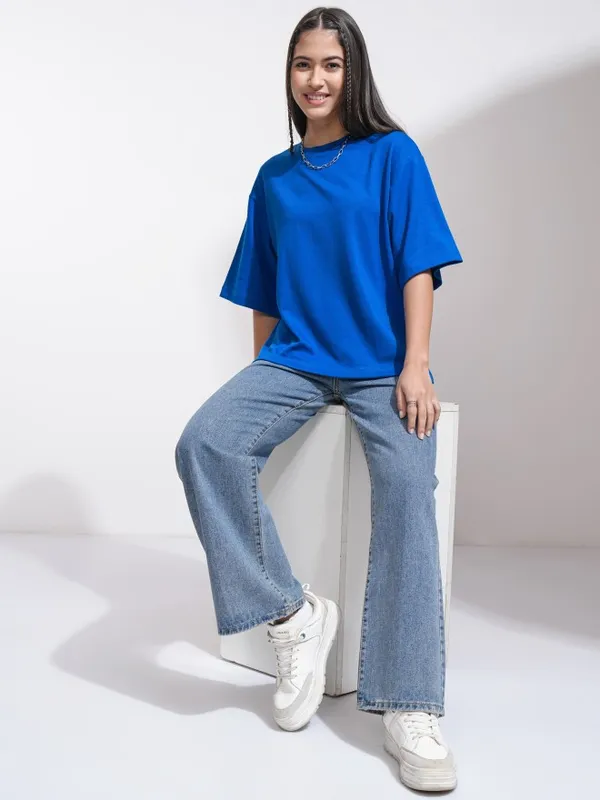 Solid Relaxed Fit T-Shirt