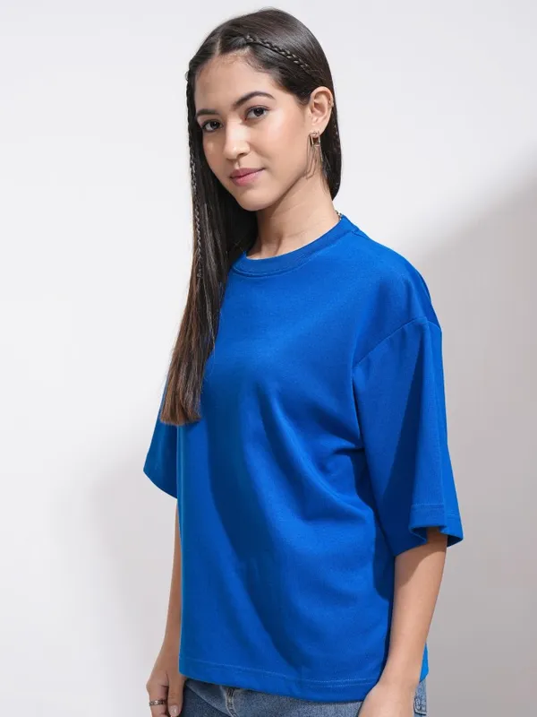 Solid Relaxed Fit T-Shirt