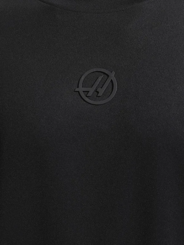 Highlander Men Black Printed Round Neck Relaxed Fit T-Shirt