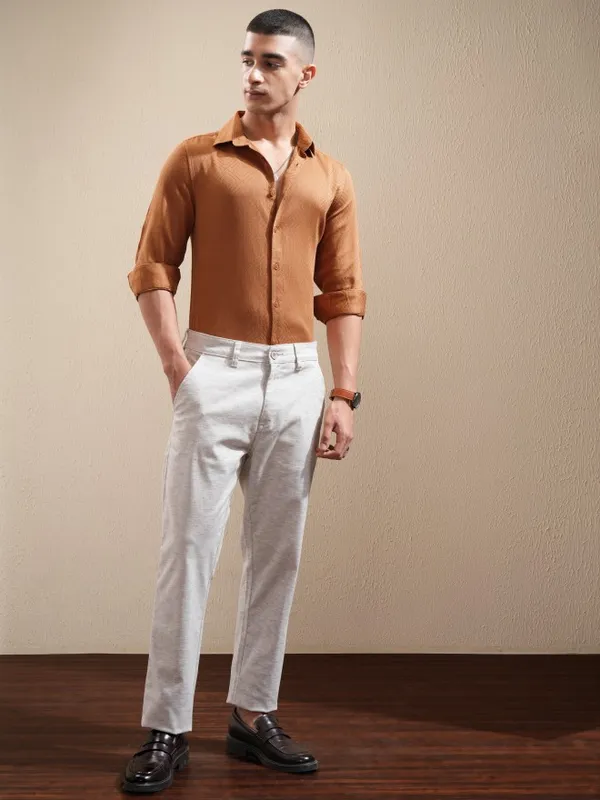 Men Slim Fit Casual Shirt
