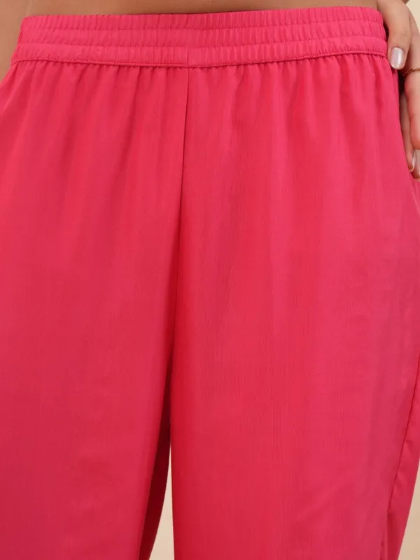 Women Kurta With Trousers & Dupatta