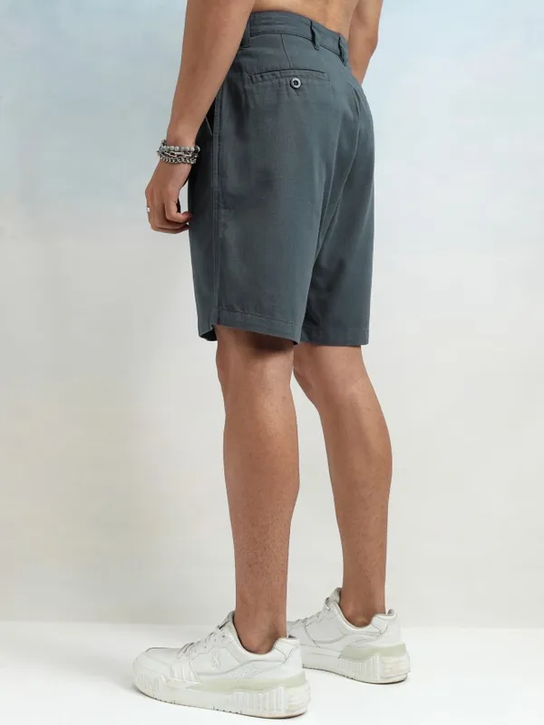 Highlander Men Blue Regular Fit Shorts